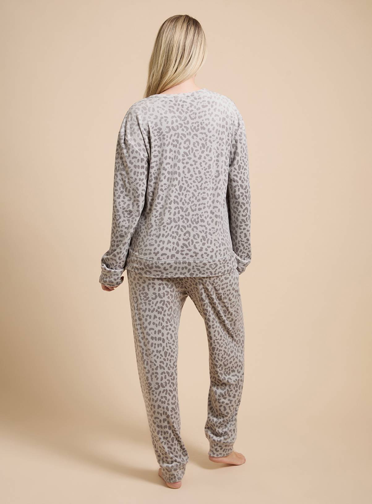 DOROTHY PERKINS Animal Velour Pyjamas S - Image 4